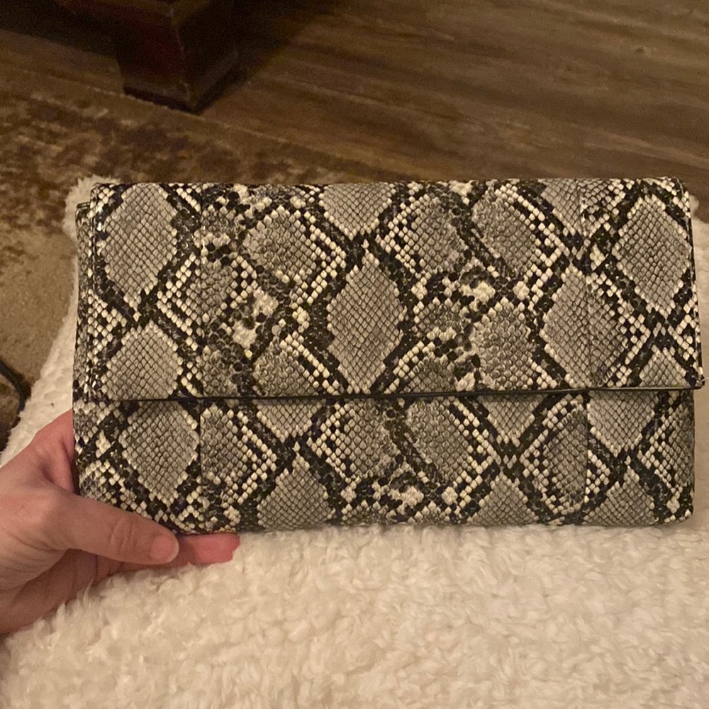 Snakeskin Clutch